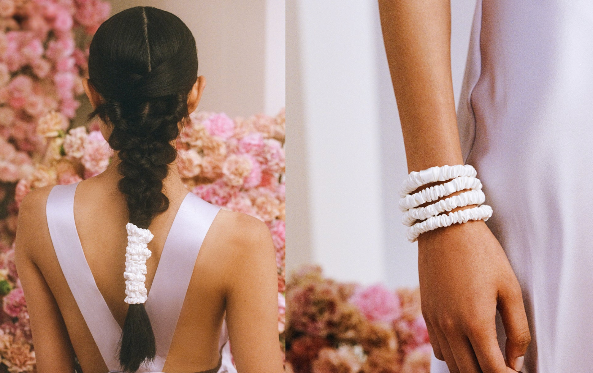 Mulberry Silk Scrunchies — Small