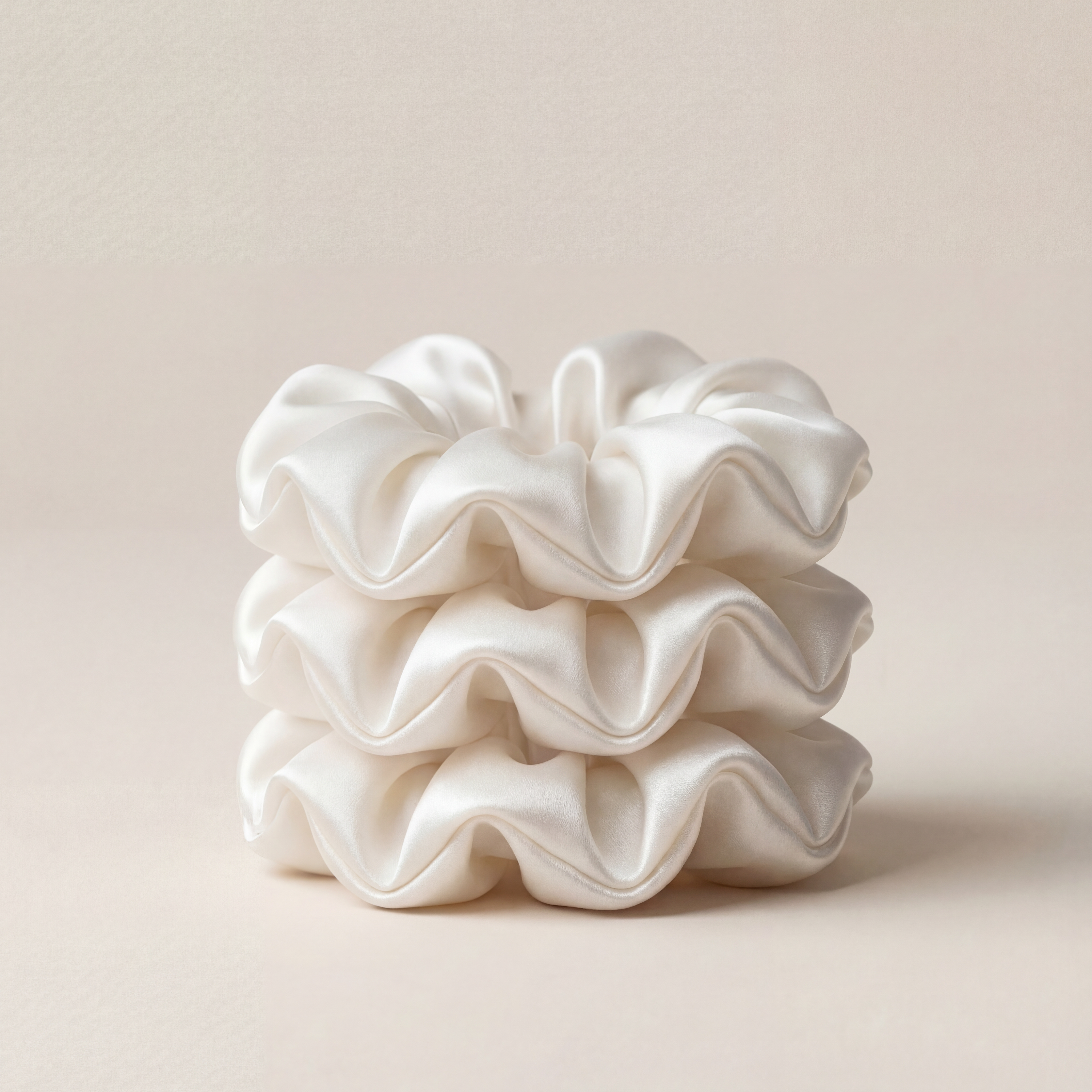 Mulberry Silk Scrunchies — Large set of 3