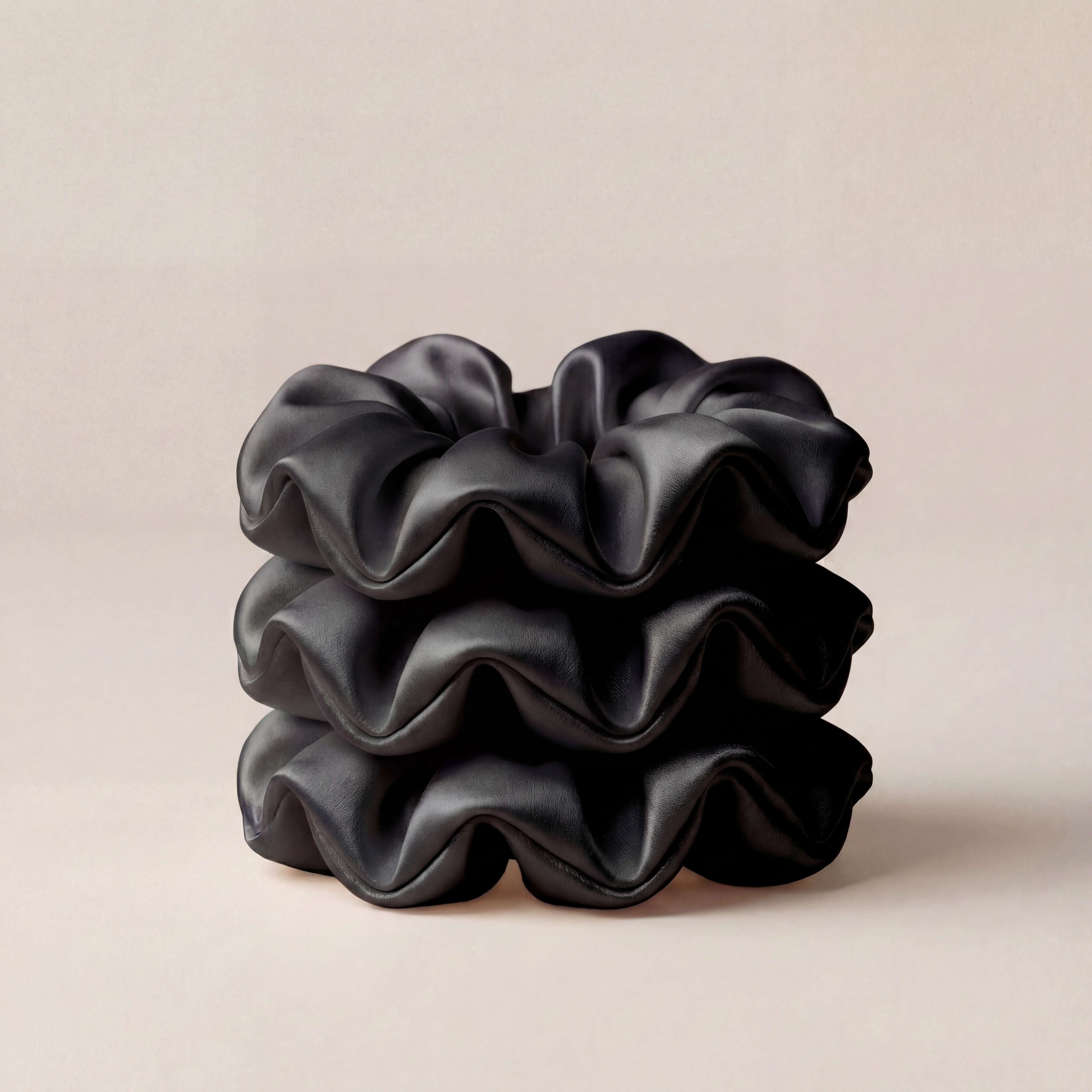 Mulberry Silk Scrunchies — Large set of 3